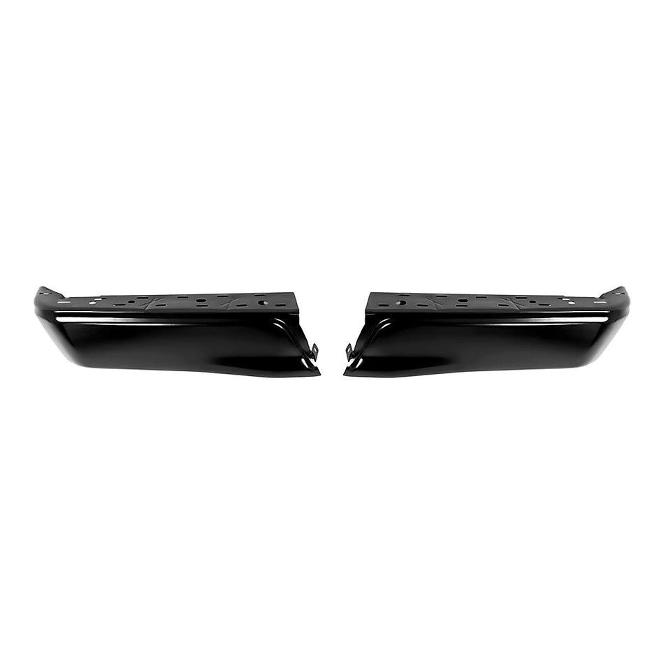 2015-2020 Ford F150 Bumper Face Bar Rear Driver Side/Passenger Side (Set) Black Without Sensor_FO1102382