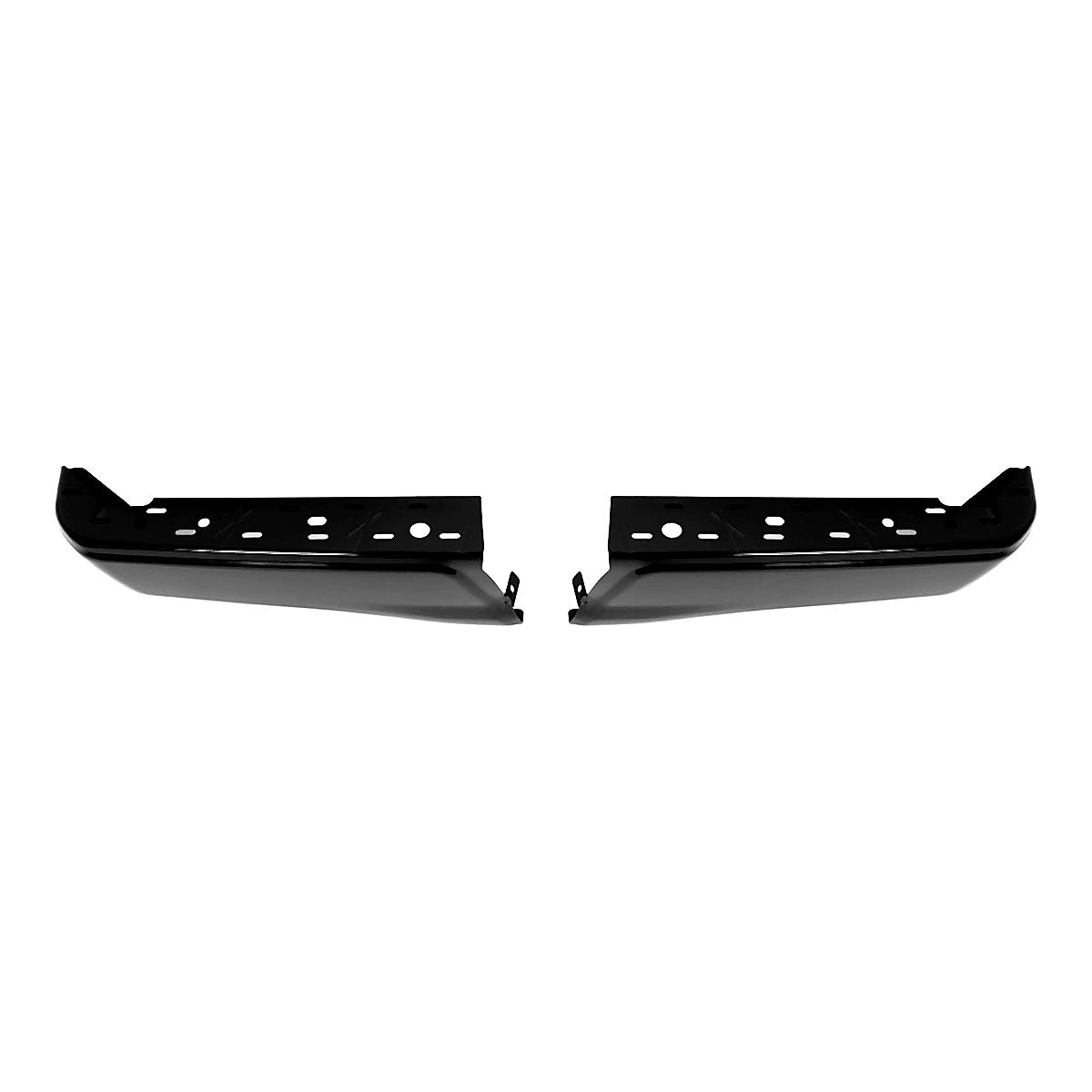 2015-2020 Ford F150 Bumper Face Bar Rear Driver Side/Passenger Side (Set) Black Without Sensor_FO1102382-2