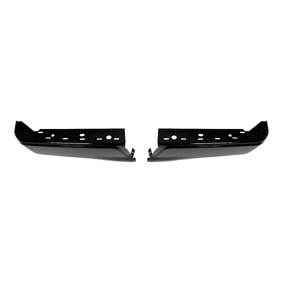 2015-2020 Ford F150 Bumper Face Bar Rear Driver Side/Passenger Side (Set) Black Without Sensor_FO1102382-2