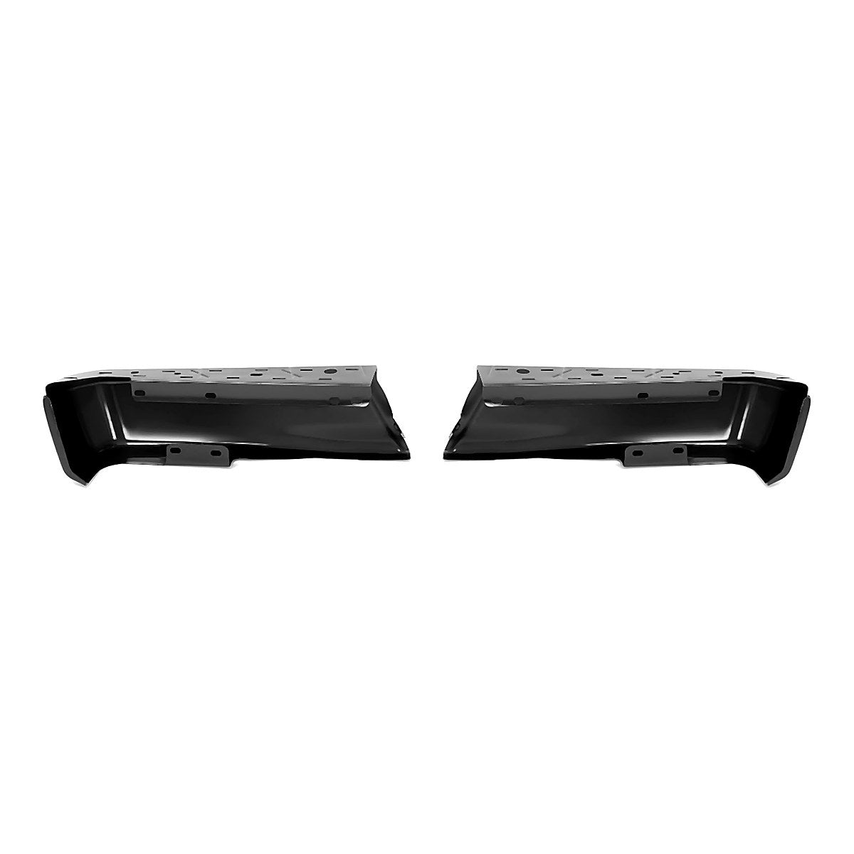 2015-2020 Ford F150 Bumper Face Bar Rear Driver Side/Passenger Side (Set) Black Without Sensor_FO1102382-4