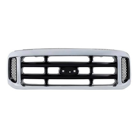 1999-2004 Ford F250 Grille Chrome – Front View (FO1200359)