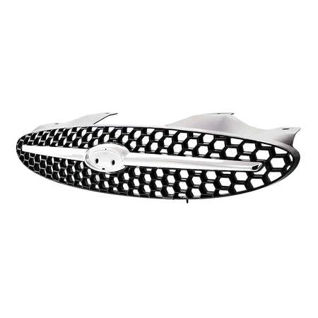 2000-2003 Ford Taurus Grille Chrome/Black With Black Frontame – Side View (FO1200373)