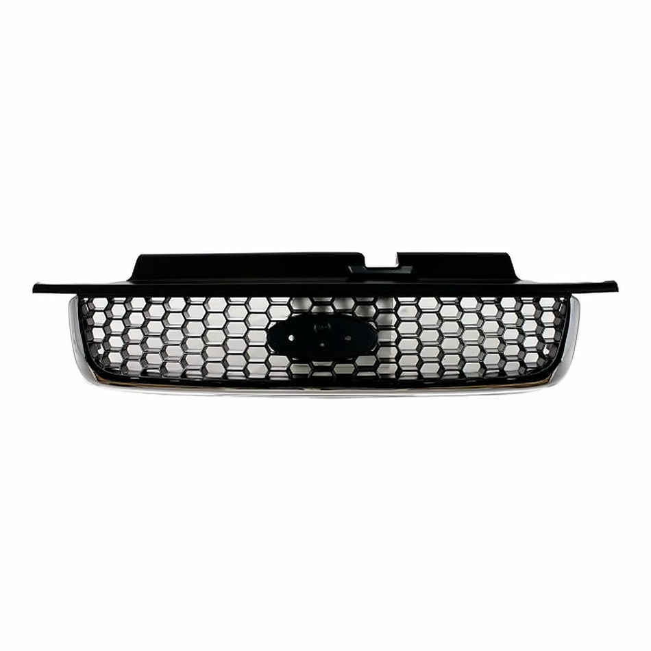 2001-2004 Ford Escape Grille Chrome/Black Ltd- Xlt – Front View (FO1200390)