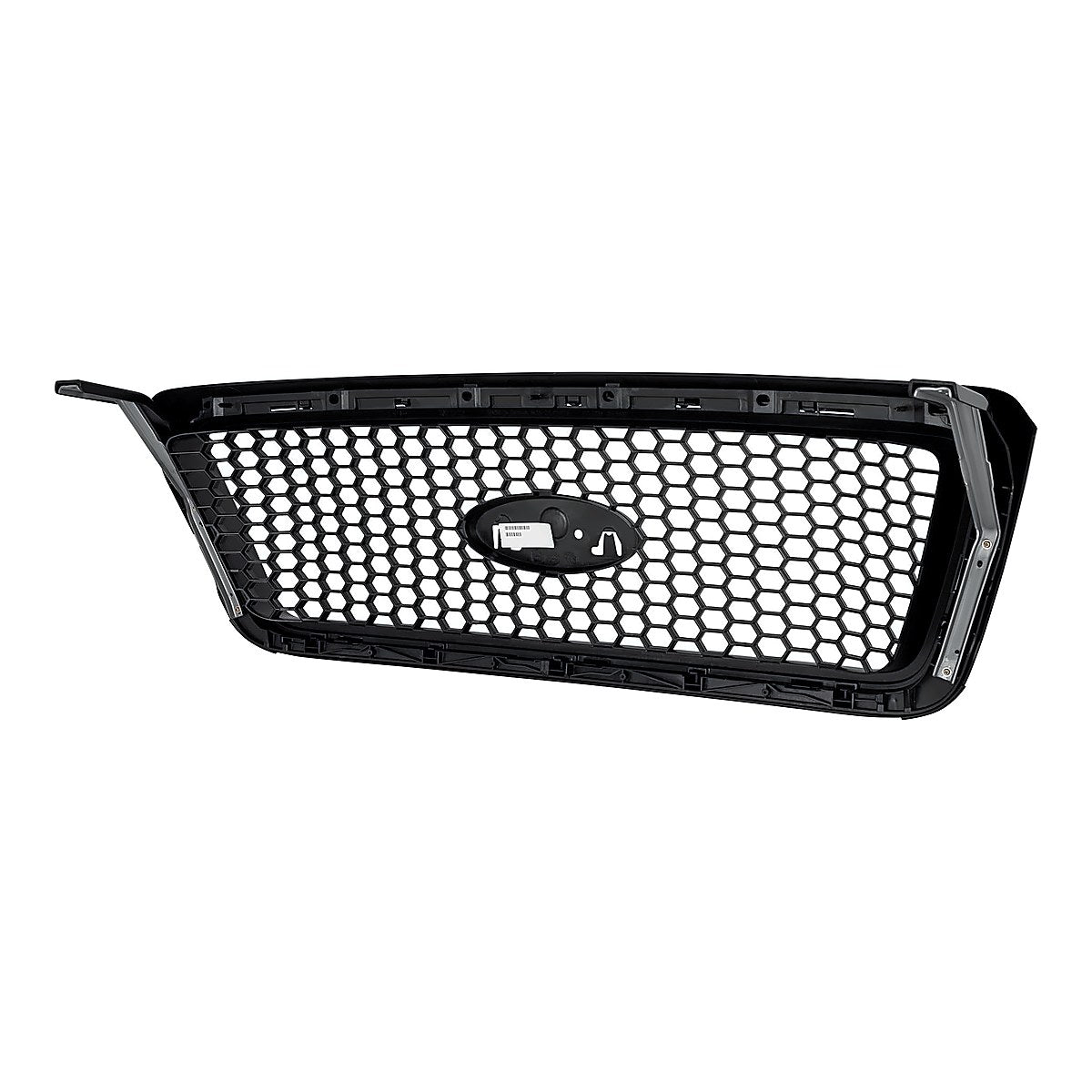 2004-2006 Ford F150 Grille Xlt Model Black Frontame With Black Honeycomb Insert Ptm Exclude Heritage Model – Back View (FO1200415)