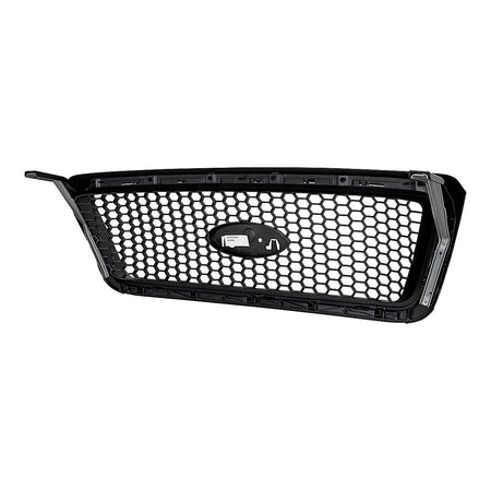 2004-2006 Ford F150 Grille Xlt Model Black Frontame With Black Honeycomb Insert Ptm Exclude Heritage Model – Back View (FO1200415)