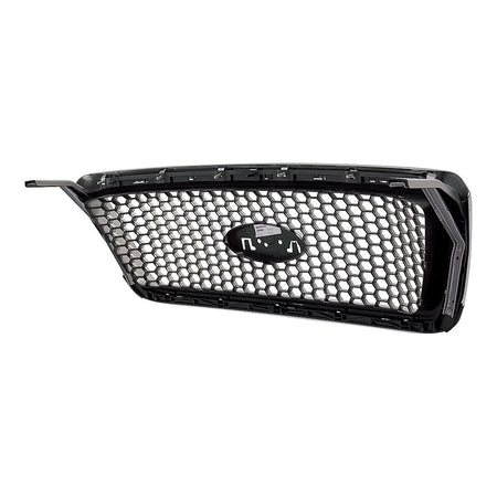 2004-2008 Ford F150 Grille Chrome Frontame With Champagne Honeycomb Lariat Model – Back View (FO1200427)