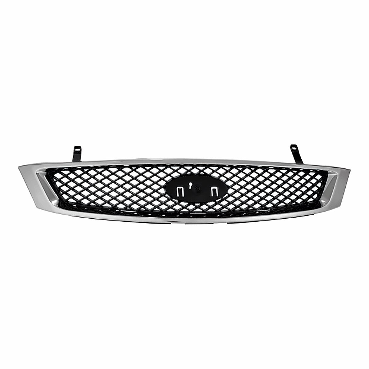2005-2007 Ford Focus Grille Chrome/Black – Front View (FO1200430)