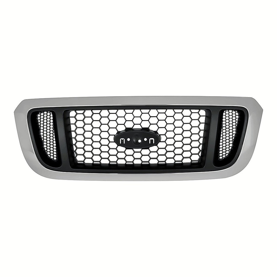 2004-2005 Ford Ranger Grille Chrome Gray 4Wd – Front View (FO1200453)