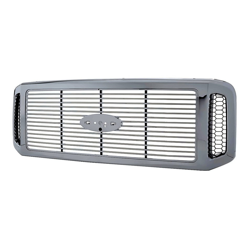 2005-2007 Ford F450 Grille Frontame With Billet – Side View (FO1200459)