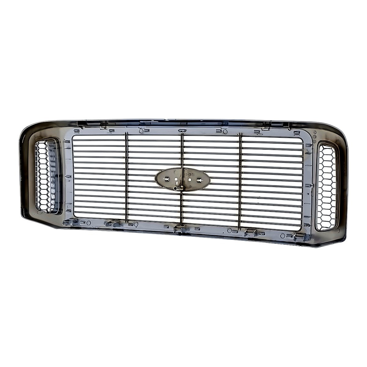 2005-2007 Ford F450 Grille Frontame With Billet – Back View (FO1200459)