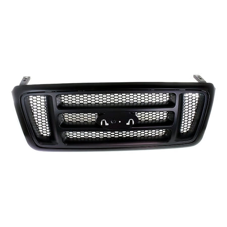 2005-2008 Ford F150 Grille Dark Gray With Frontame/H-Bar Type With Black Ptd Honeycomb Xl Model – Front View (FO1200465)