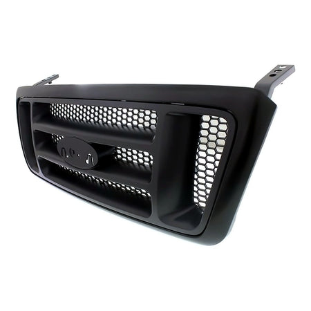 2005-2008 Ford F150 Grille Dark Gray With Frontame/H-Bar Type With Black Ptd Honeycomb Xl Model – Side View (FO1200465)