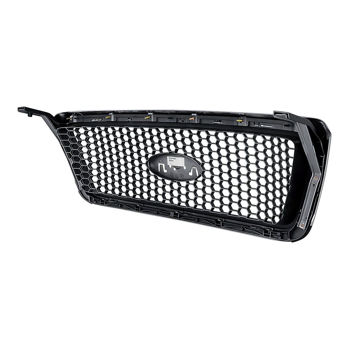 2006-2008 Ford F150 Grille Chrome Frontame With Black Honeycomb Xlt Model – Back View (FO1200469)