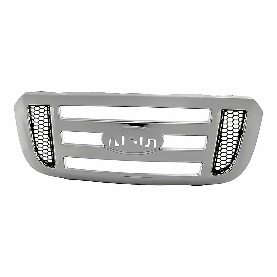 2006-2011 Ford Ranger Grille Chrome With Black Inner Exclude Stx Model – Front View (FO1200474)