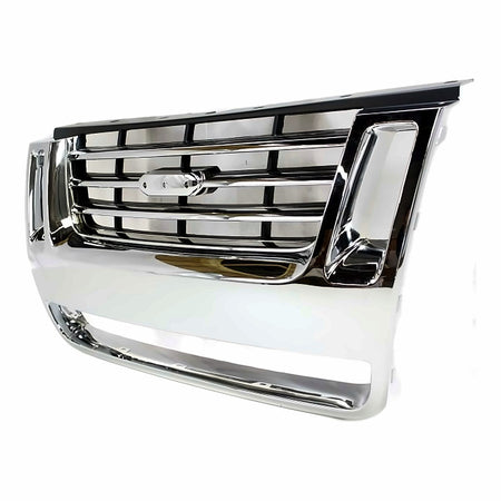 2006-2010 Ford Explorer Grille Chrome/Black Bar Style Expt Adrenalin Pkg – Side View (FO1200477)