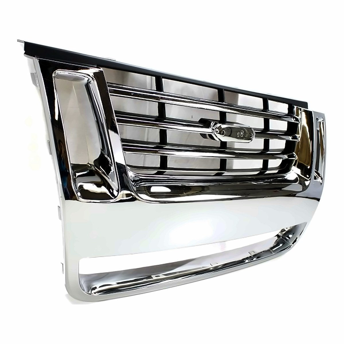 2006-2010 Ford Explorer Grille Chrome/Black Bar Style Expt Adrenalin Pkg – Side View (FO1200477)