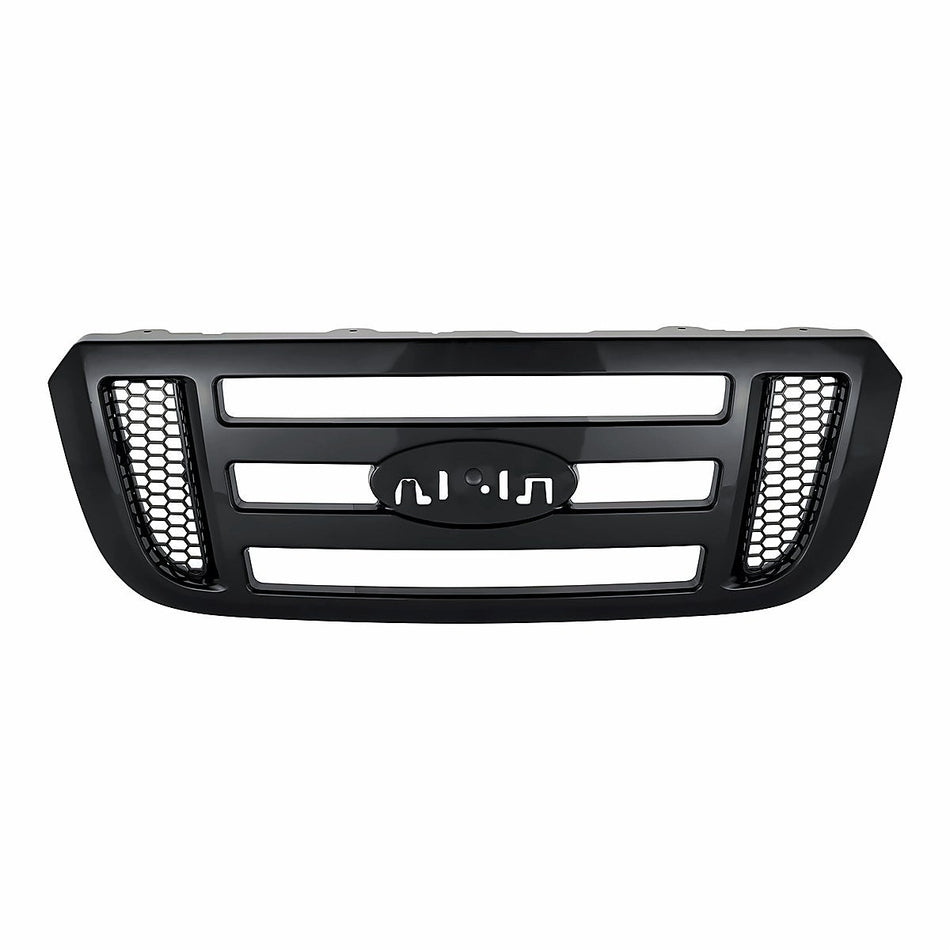 2006-2011 Ford Ranger Grille Black With Black Inner Exclude Stx Model – Front View (FO1200481)