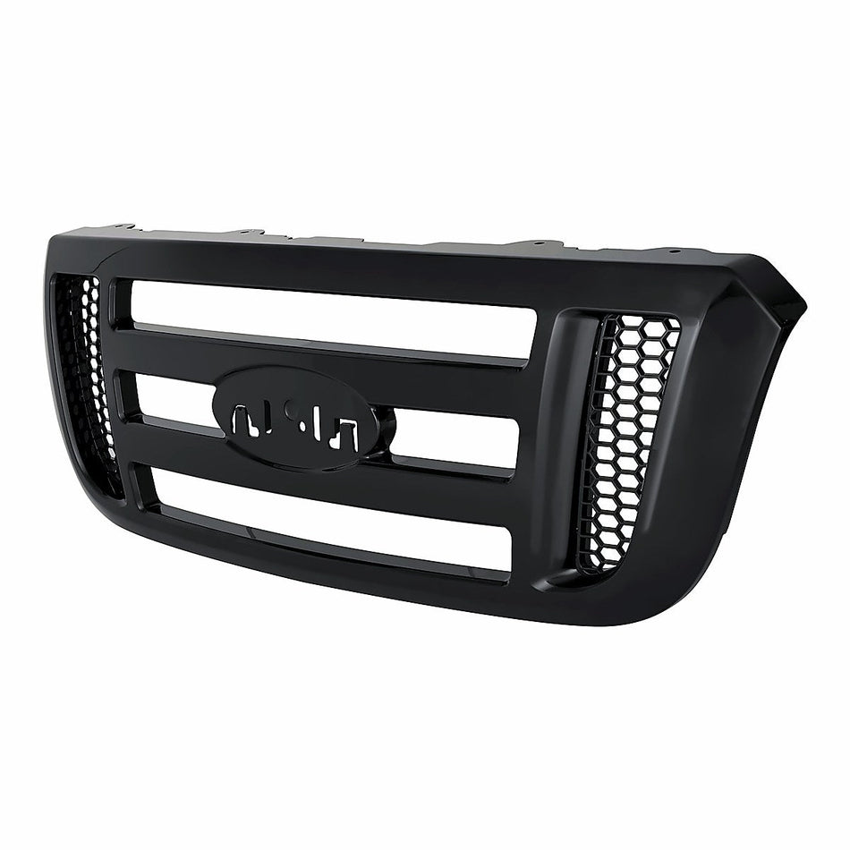 2006-2011 Ford Ranger Grille Black With Black Inner Exclude Stx Model – Side View (FO1200481)