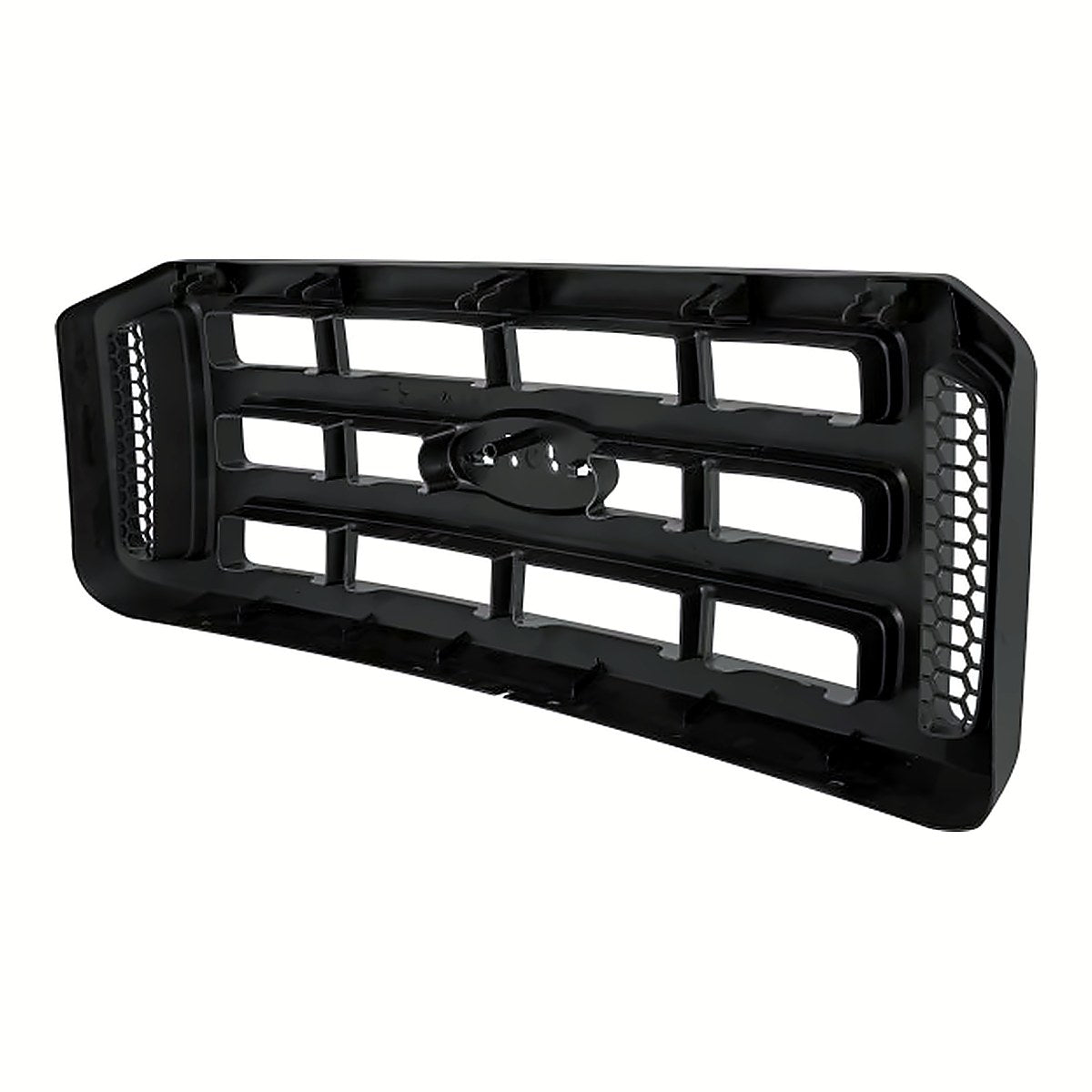 2006-2007 Ford F450 Grille Black Without Chrome Pkg Xl Model – Back View (FO1200482)