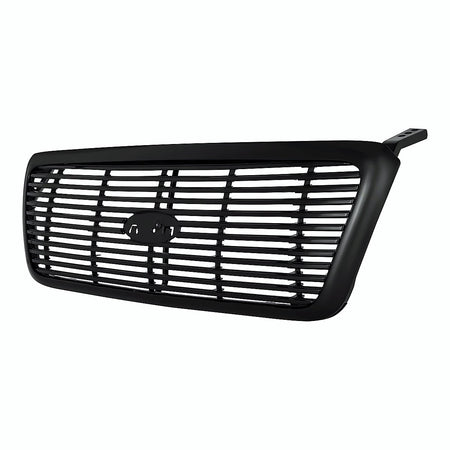2007-2008 Ford F150 Grille Matte-Black With Black Frontame Fx2 Model – Side View (FO1200501)