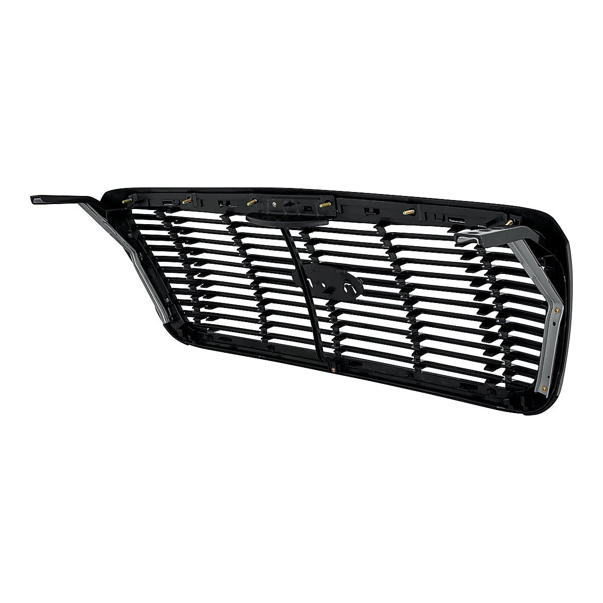 2007-2008 Ford F150 Grille Matte-Black With Black Frontame Fx2 Model – Back View (FO1200501)