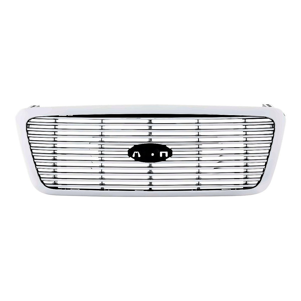 2007-2008 Ford F150 Grille Chrome With Chrome Frontame Lariat – Front View (FO1200502)