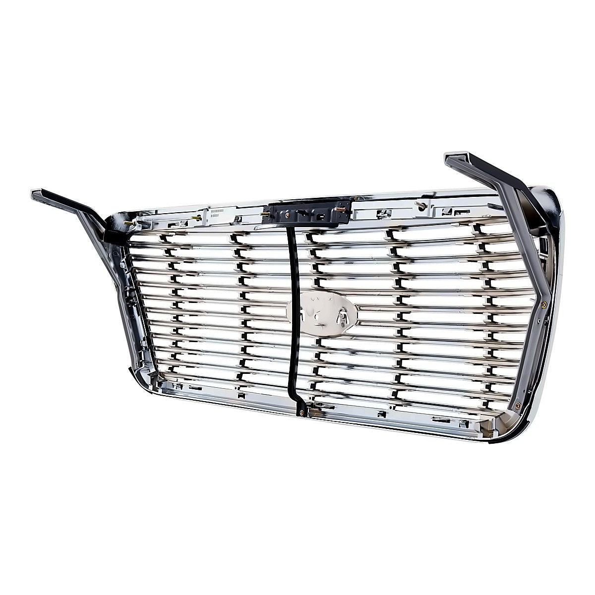 2007-2008 Ford F150 Grille Chrome With Chrome Frontame Lariat – Back View (FO1200502)