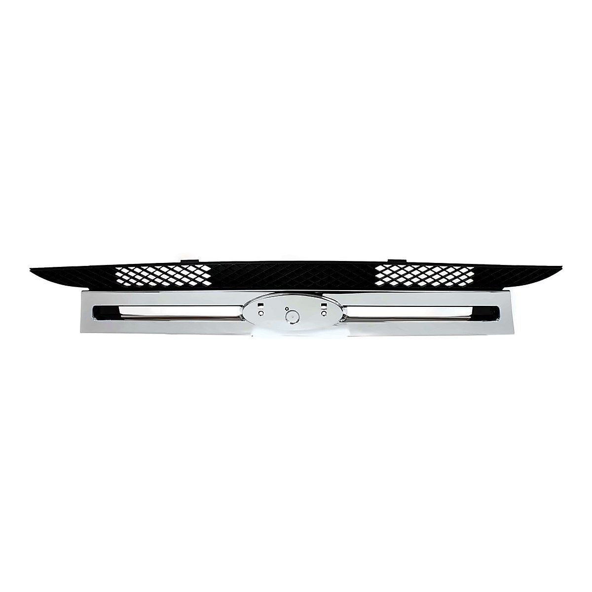 2008-2011 Ford Focus Grille Chrome/Black – Front View (FO1200503)