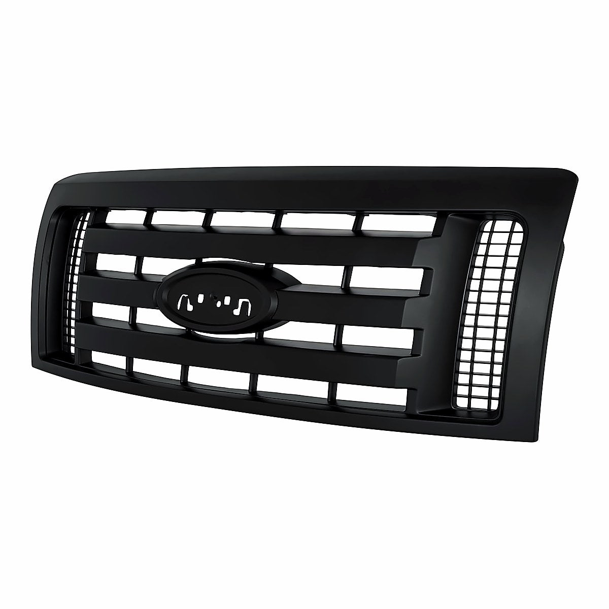 2009-2012 Ford F150 Grille Xl Textured Frontame 3 Textured Bars – Side View (FO1200510)