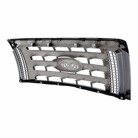 2009-2012 Ford F150 Grille Xlt Chrome Frontame 3 Chrome Bars – Back View (FO1200511)