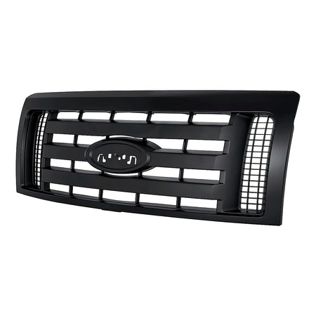 2009-2012 Ford F150 Grille Stx Fx4 Painted Frontame 3 Textured Bar – Side View (FO1200512)