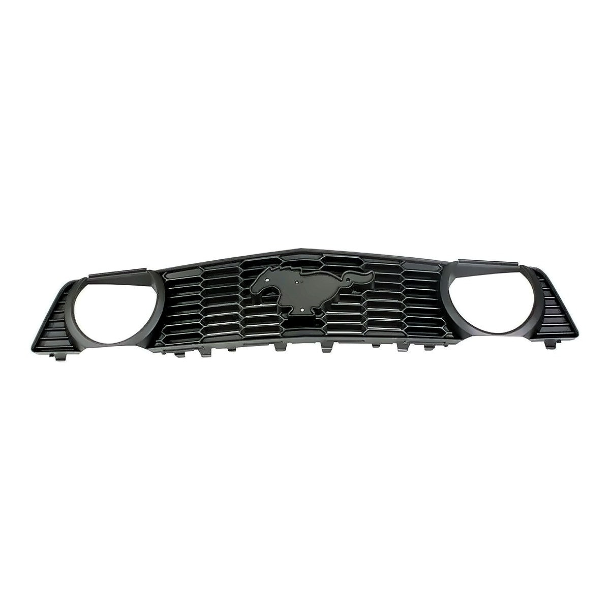 2010-2012 Ford Mustang_Gt Grille Matt-Dark Gary – Front View (FO1200516)