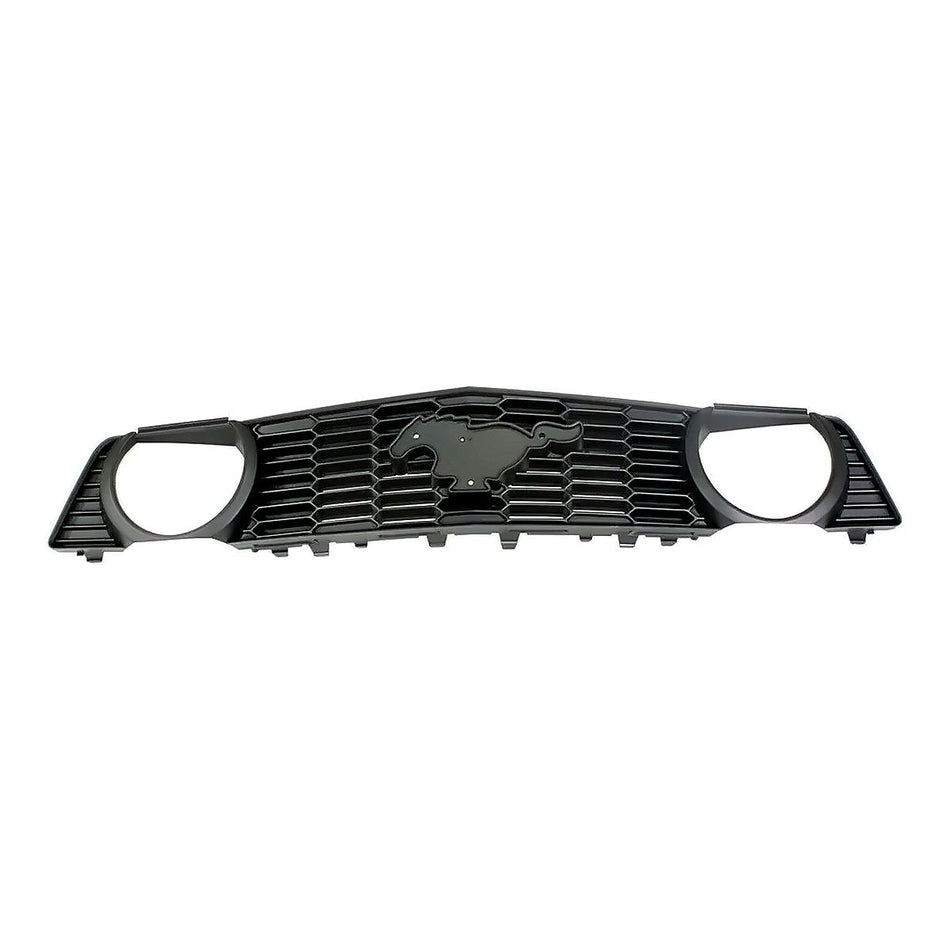 2010-2012 Ford Mustang_Gt Grille Matt-Dark Gary – Front View (FO1200516)