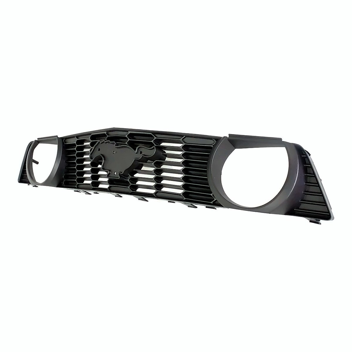 2010-2012 Ford Mustang_Gt Grille Matt-Dark Gary – Side View (FO1200516)