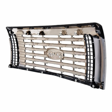 2010-2012 Ford F150 Grille Chrome Frontame 6 Chrome Bars Billet Style – Back View (FO1200531)