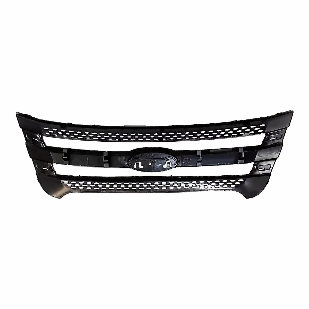 2011-2015 Ford Explorer Grille Primed Black (Grille Frontame) – Back View (FO1200533)