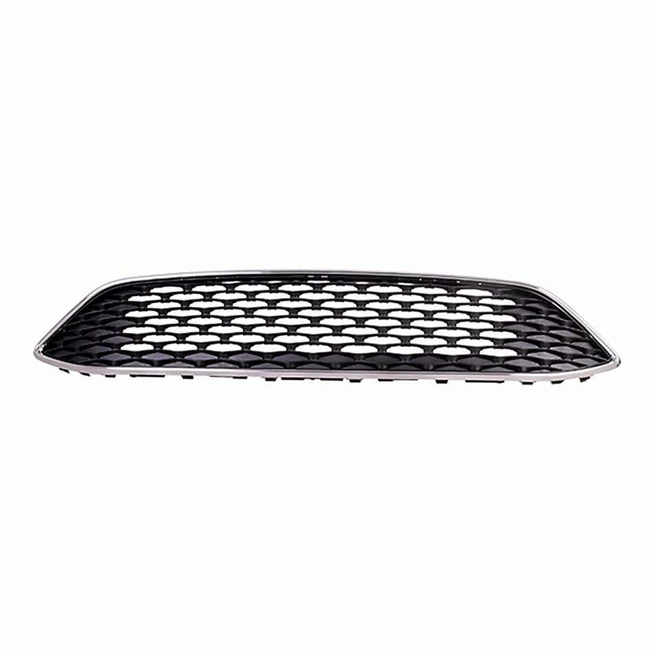 2015-2018 Ford Focus Grille Matte Black Honeycomb With Chrome Moulding S/Se Std Models – Front View (FO1200575)