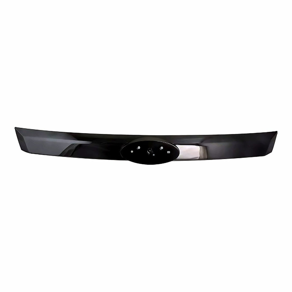 2011-2012 Ford Fusion Grille Center Bar Chrome Painted Smoked Black Sport Model – Front View (FO1210108)