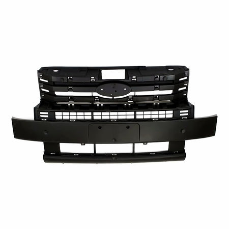 2009-2012 Ford Flex Grille Mounting Panel (Matt-Black) – Front View (FO1223115)