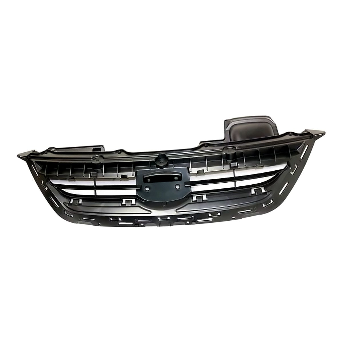 2011-2013 Ford Fiesta_Hatchback Grille Mounting Panel Matte-Dk Gray (Inner Grille) – Front View (FO1223116)