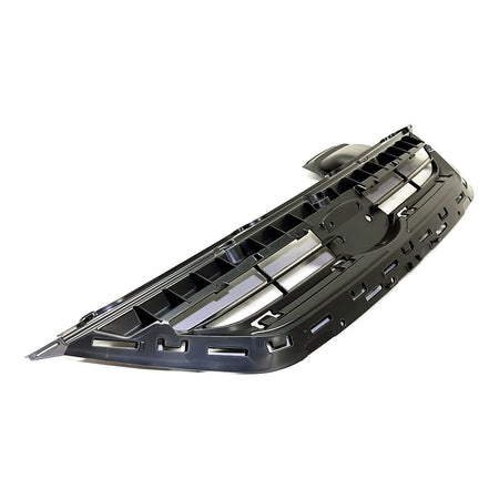 2011-2013 Ford Fiesta_Hatchback Grille Mounting Panel Matte-Dk Gray (Inner Grille) – Angle View (FO1223116)