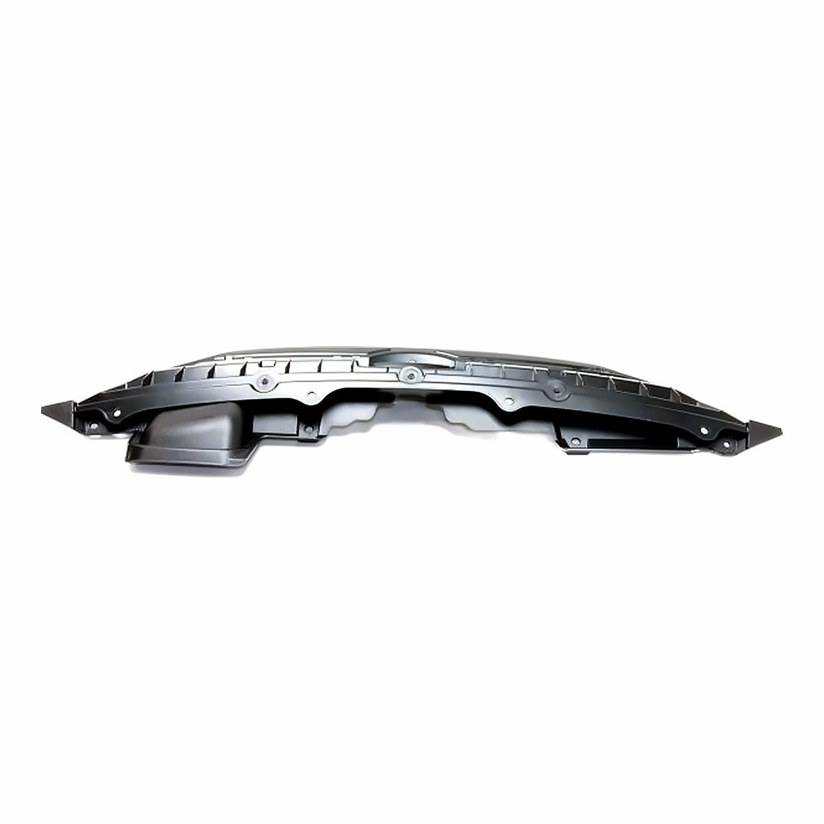 2011-2013 Ford Fiesta_Hatchback Grille Mounting Panel Matte-Dk Gray (Inner Grille) – Back View (FO1223116)