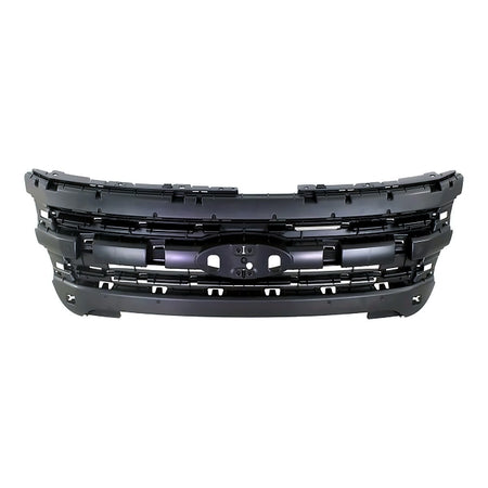 2011-2015 Ford Explorer Grille Mounting Panel Matt-Black – Front View (FO1223118)