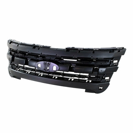2011-2015 Ford Explorer Grille Mounting Panel Matt-Black – Angle View (FO1223118)