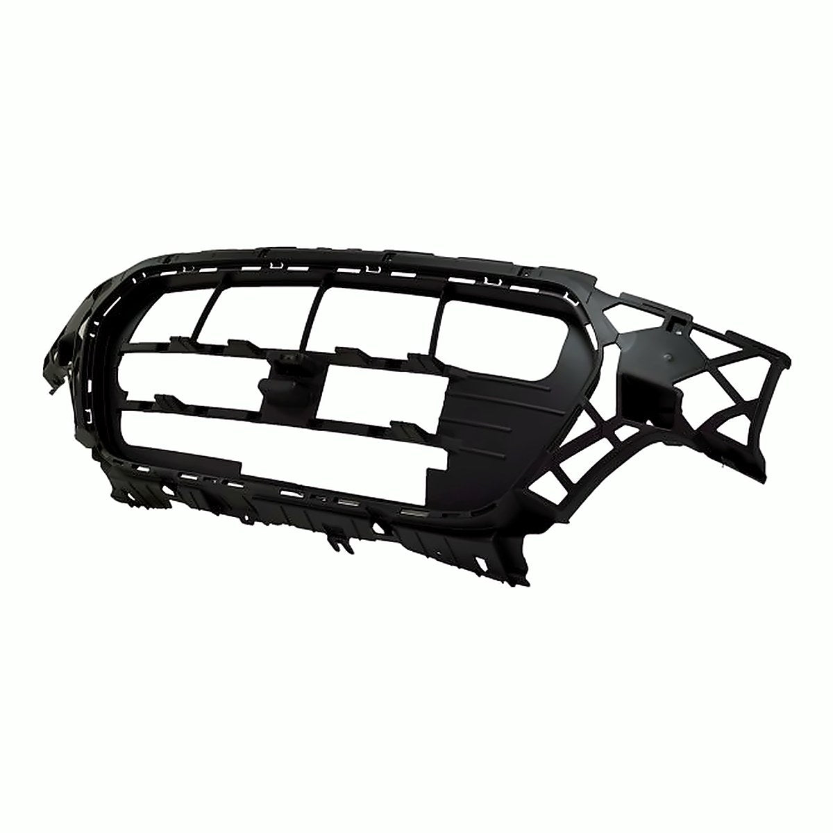 2015-2019 Ford Transit_T-350Hd_Passngr_Van Grille Mounting Panel Matte-Black – Angle View (FO1223124)