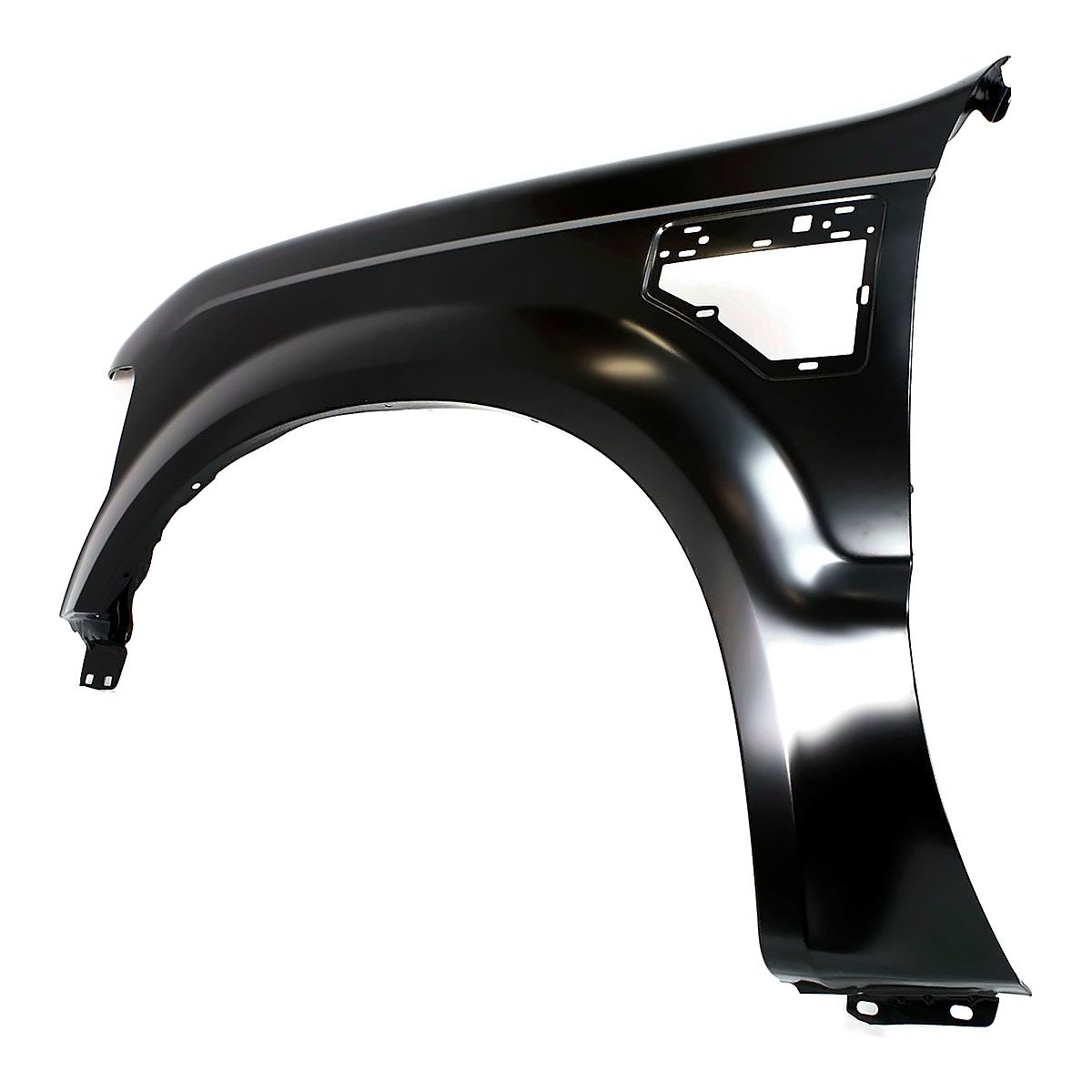2008-2010 Ford F250 Fender Front Driver Side Without Wheel Moulding Hole – Side View (FO1240259)