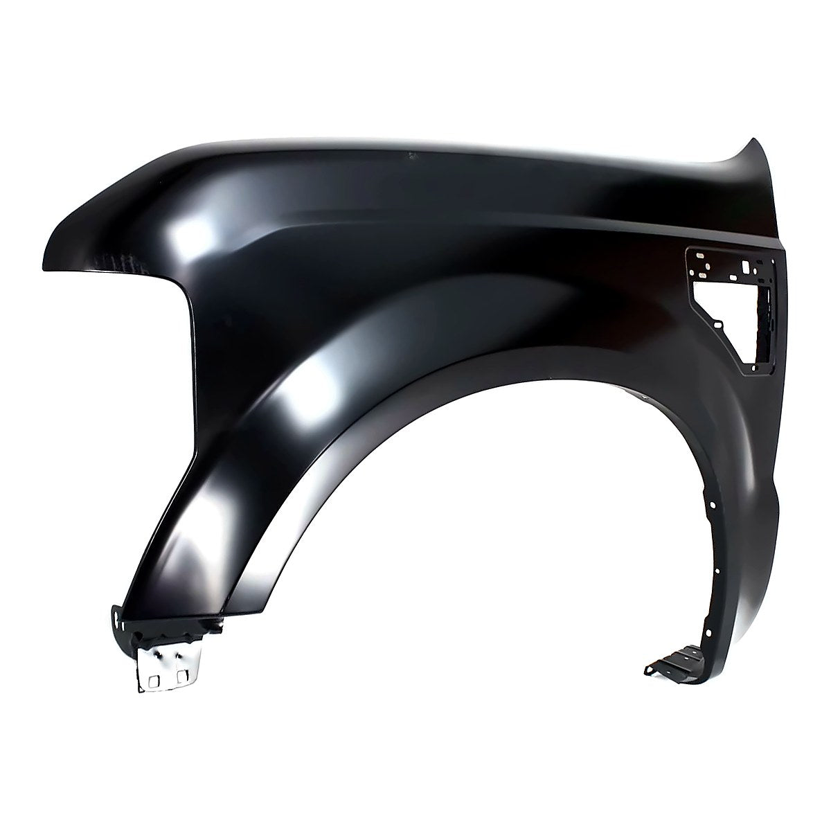 2008-2010 Ford F250 Fender Front Driver Side Without Wheel Moulding Hole – Side View (FO1240259)