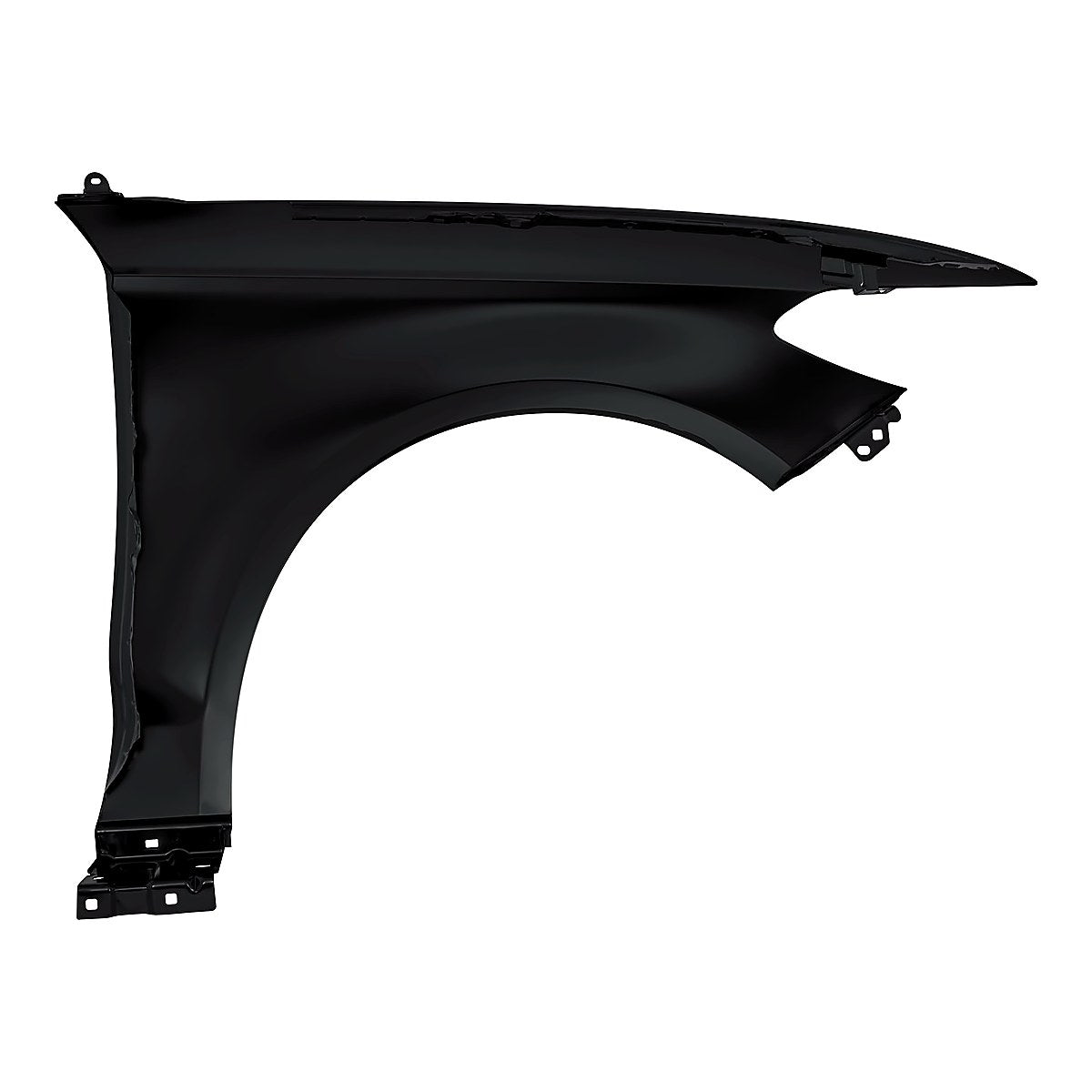 2017-2019 Ford Fusion Fender Front Driver Side Steel Without Battery Port Exclude Energi Model – Back View (FO1240305)