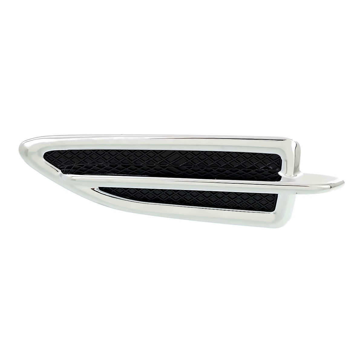 2013-2014 Ford Escape Fender Insert Front Driver Side Chrome/Black To 2/25/14 Production Date – Front View (FO1266100)
