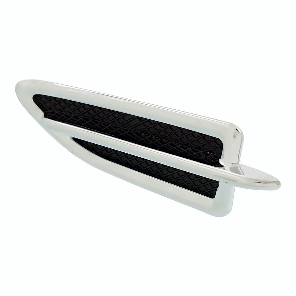 2013-2014 Ford Escape Fender Insert Front Driver Side Chrome/Black To 2/25/14 Production Date – Side View (FO1266100)